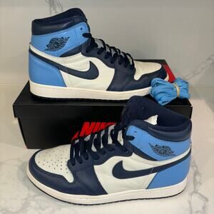 Nike Air Jordan 1 High Retro Obsidian UNC 555088 140 Mens Size 11
